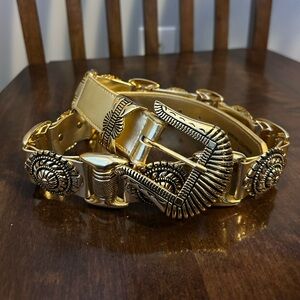 Gold Embellished Women's Belt